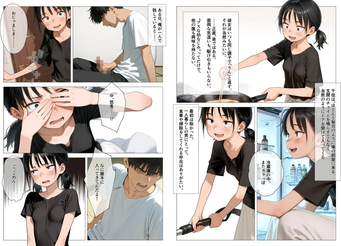 ちいぶす-〇っぱい小さくてブスだけどいつでもヤレる幼馴染-
